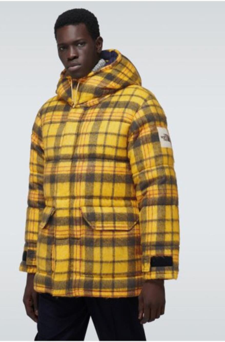 The North Face Unisex M Brown Label Down Parka Summit Gold Heritge